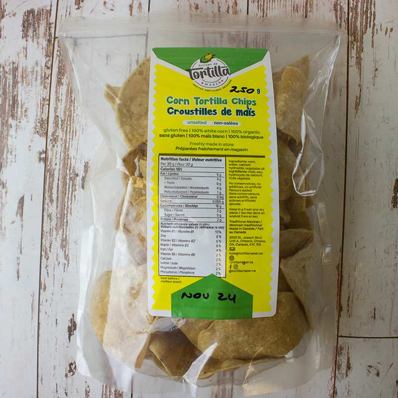 Corn Tortilla Chips 250g